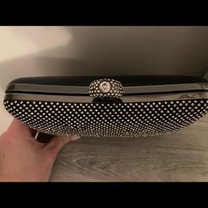 Rhine stone ring clutch